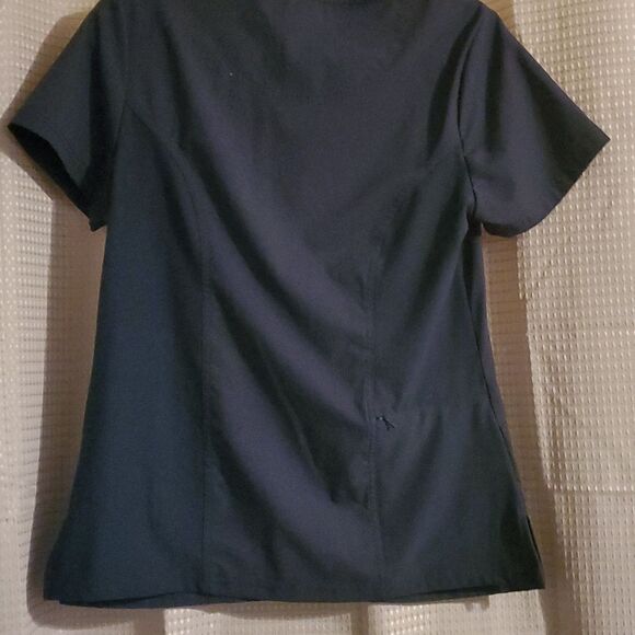 ELLE SHORT SLEEVE  GREY UNIFIRM SCRUB S - Picture 6 of 7